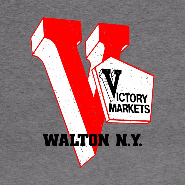 Victory Market Former Walton NY Grocery Store Logo by MatchbookGraphics